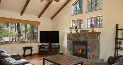 Burning Tree Lodge - Forest Views, Fire Pit, AC | Pet and Family Friendly