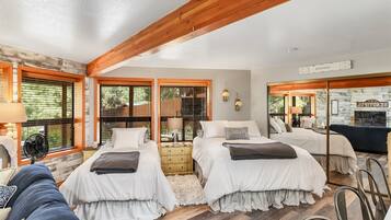 1 slaapkamer, een strijkplank/strijkijzer, gratis wifi, beddengoed