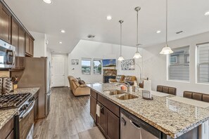 Fridge, microwave, oven, stovetop - Our Happy Place | Minutes to Downtown & NAU | Brand New Home (Flagstaff)