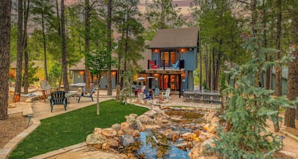 Big R Lodge | Hot Tub, Arcades & Large Deck | Retreat Near Flagstaff Attractions