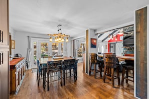 Dining - Big R Lodge | Hot Tub, Arcades & Large Deck | Retreat Near Flagstaff Attractions (Flagstaff)