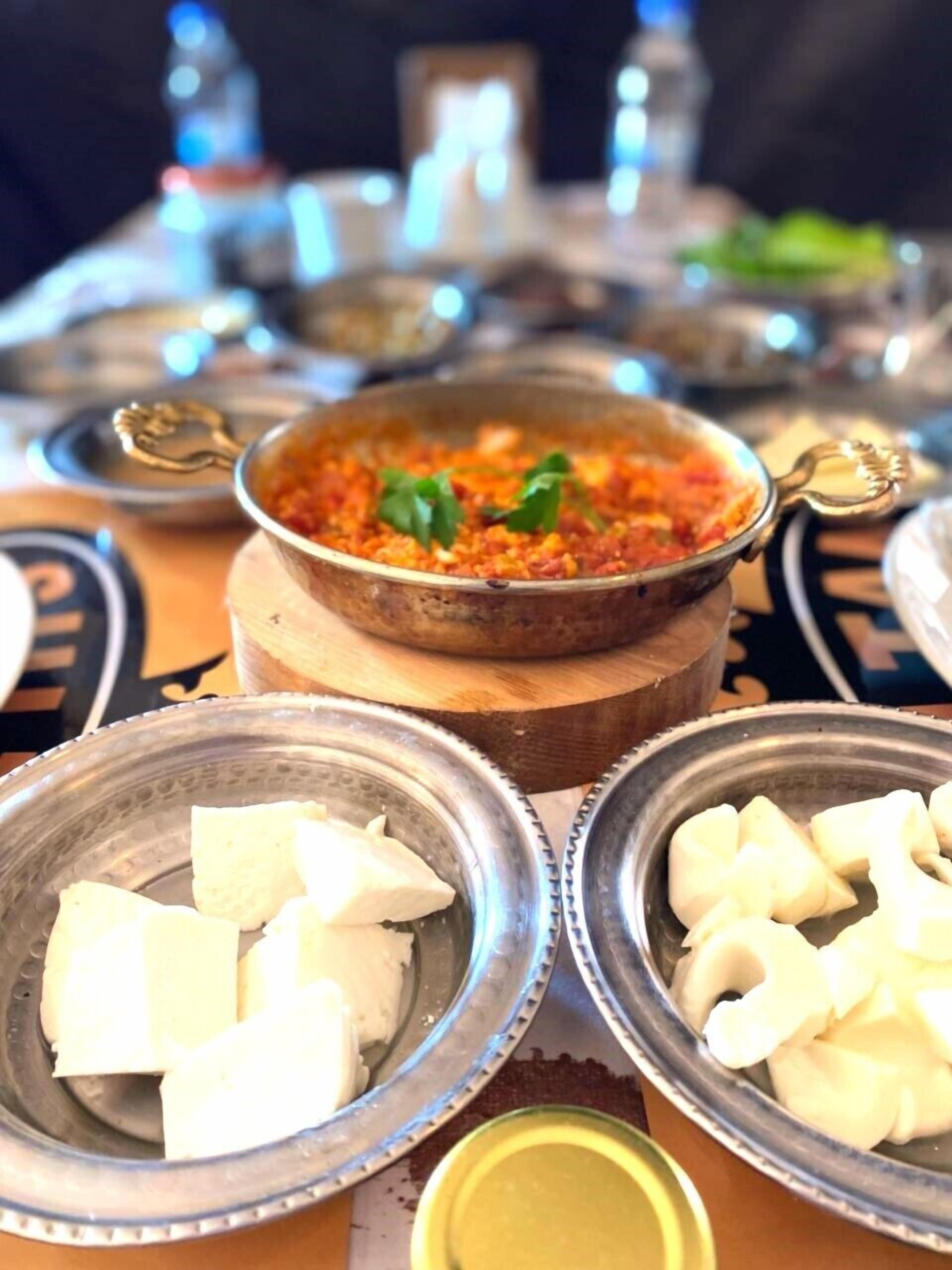 뷔페 아침 식사
