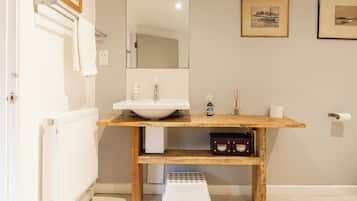 Free toiletries, hair dryer, towels, soap