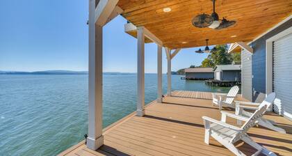 Dock + Panoramic Views: Guntersville Lake Retreat!