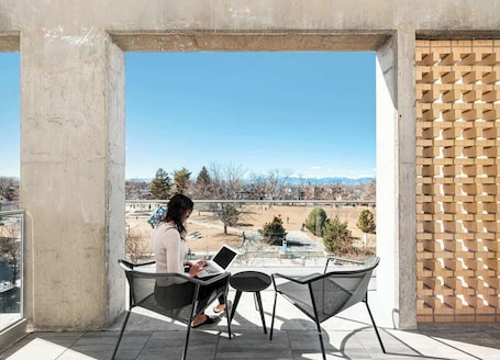 Terrace/patio. Stylish Getaway w/ Balcony & Scenic Mountain Views