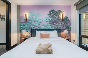 2 bedrooms, iron/ironing board, travel crib, WiFi