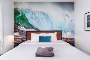 2 soverom, strykejern/-brett, reiseseng for barn og wi-fi