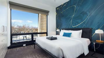 2 bedrooms, iron/ironing board, travel crib, WiFi