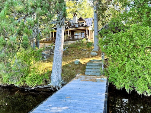 Camp Bear Claw, private home on the shores of Oseetah Lake. 