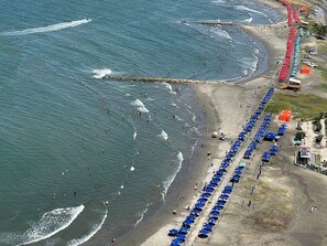 Comfort-Apartment | Strand | Liegestühle, Strandtücher