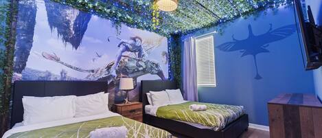 9 habitaciones, tabla de planchar con plancha y cuna de viaje