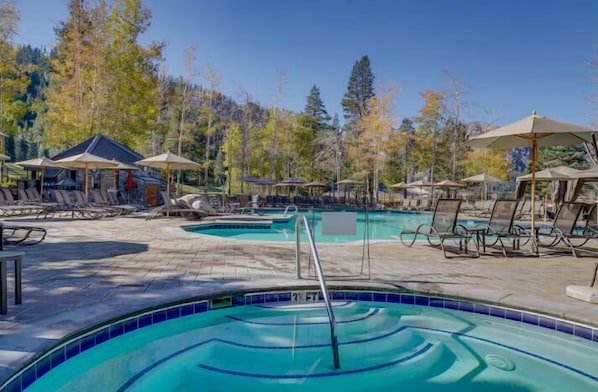Una piscina climatizada