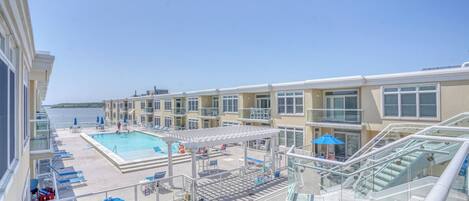 Indoor pool, outdoor pool