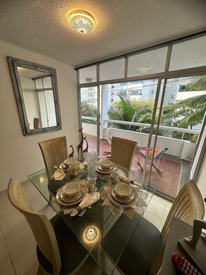 Apartamento família | Opções para refeição