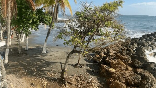Na praia 