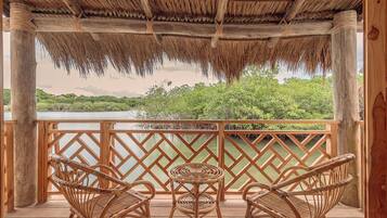 Suite, ved stranden | Utsikt mot strand/hav