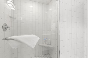 Hair dryer, towels