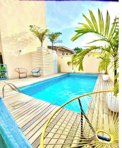 African Home VIP 1. Appart- Piscine