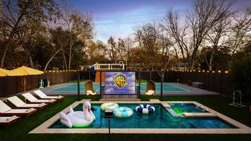 Außenpool, beheizter Pool