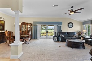 TV, books, video library