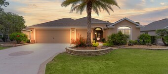 2,000 square ft on golf course beautiful view of large pond, centrally located.