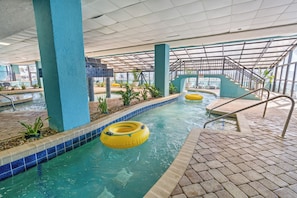 Indoor pool, outdoor pool