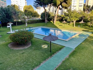 Apartment, 3 Schlafzimmer, barrierefrei, Gartenblick | Pool