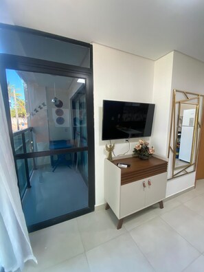 Comfort Apartment, Balcony | Living area | Flat-screen TV - Maraca  Beach I - 109 by La Playa (Ipojuca)