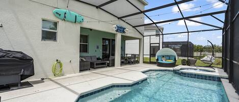 Una piscina climatizada