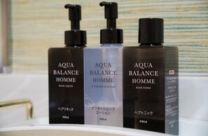 Sèche-cheveux, serviettes fournies