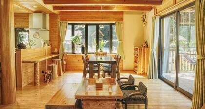 Rent the entire log house Covered BBQ area priva / Kinokawa Wakayama