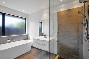 Shower, hair dryer