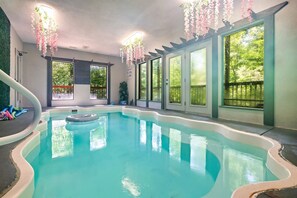 Piscine couverte, piscine chauffée