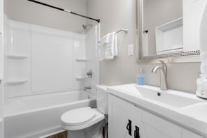 Hair dryer, towels