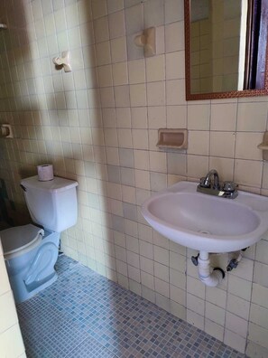 Habitación doble superior, balcón | Baño | Regadera, toallas, jabón, papel de baño 