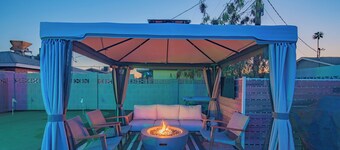 Old Town RGB Forest Bar With Pool, Golf, Spa, Fire Pit, Hot Tub, Gazebo, Sauna