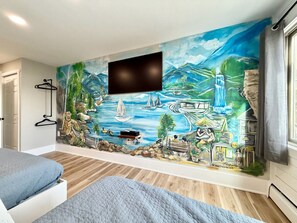 2 bedrooms, desk, iron/ironing board, free WiFi