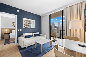奢華公寓, 城市景觀 | 起居區