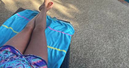 The Hama a Tommy Bahama Airstream on a small Horse Farm with a Pool