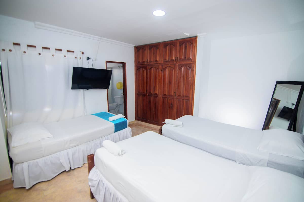 Minibar, wifi gratis y ropa de cama