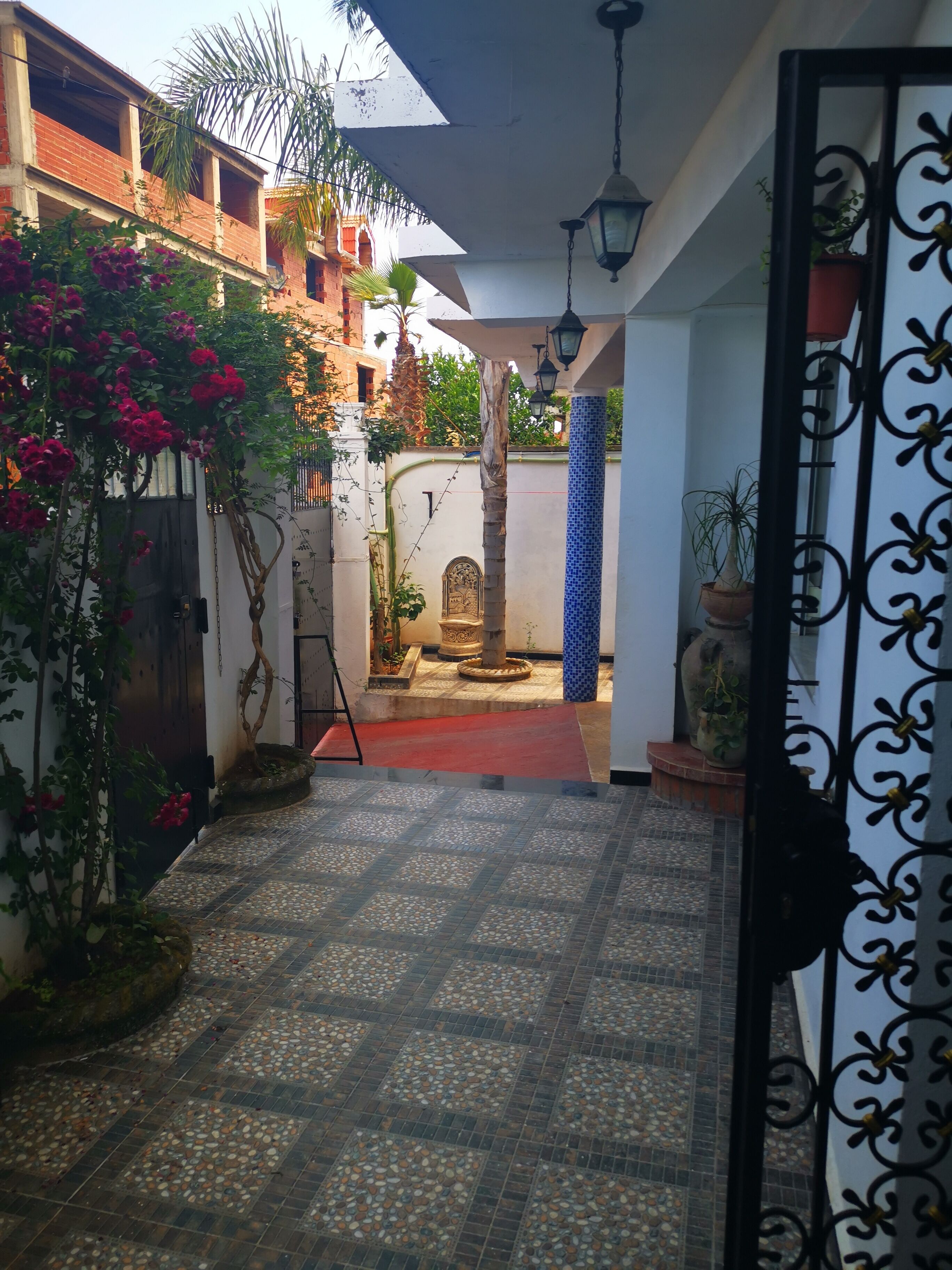 Enceinte de l’hébergement