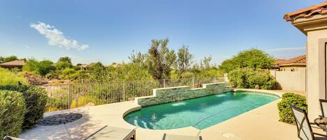 Una piscina climatizada