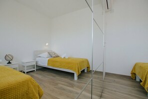 2 habitaciones, internet y ropa de cama 