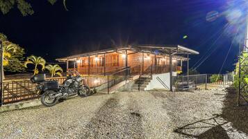 Front of property - evening/night