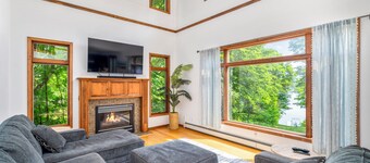 Lake Home on Pokegama w/dock, sauna, game room.