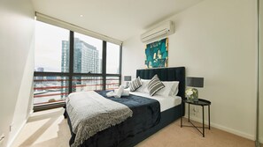 2 habitaciones, escritorio, wifi gratis y ropa de cama 