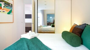 2 bedrooms, desk, free WiFi, bed sheets