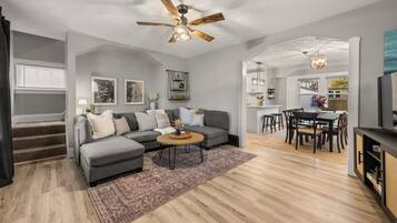 Smart TV, video games, foosball, table tennis