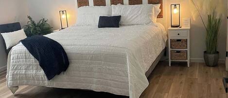 3 soverom, strykejern/-brett, reiseseng for barn og wi-fi