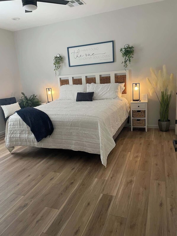 3 bedrooms, iron/ironing board, travel crib, WiFi